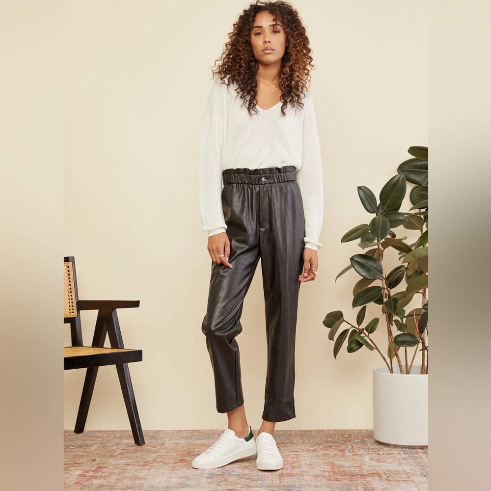 Vegan Leather Pants